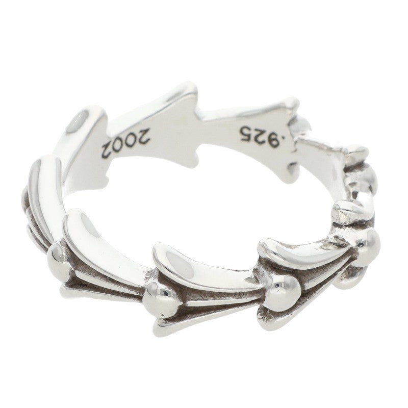 Chrome Hearts CROSS TAIL Silver Ring Size 13.5