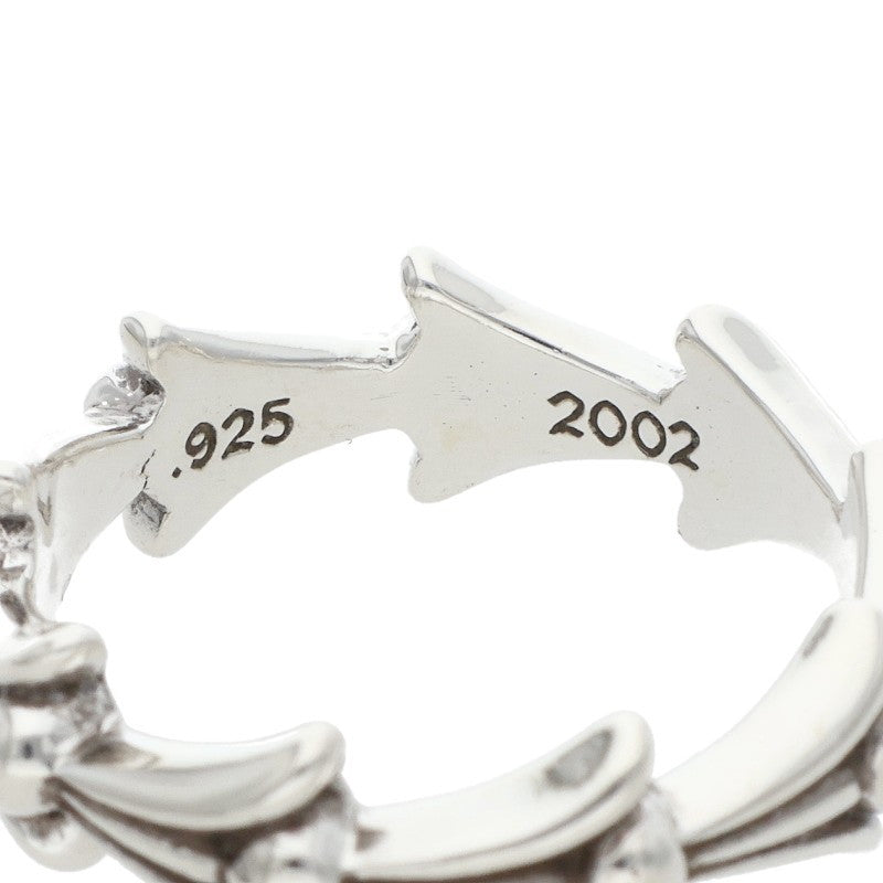 Chrome Hearts CROSS TAIL Silver Ring Size 13.5