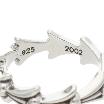 Chrome Hearts CROSS TAIL Silver Ring Size 13.5