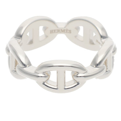 HERMES Chaine d'Ancre Enchainee PM Silver Ring Size US 7