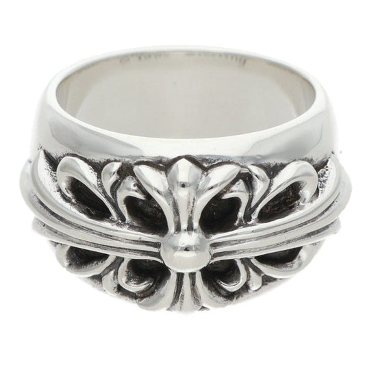 Chrome Hearts FLRL CRS Silver Ring Size ONE SIZE
