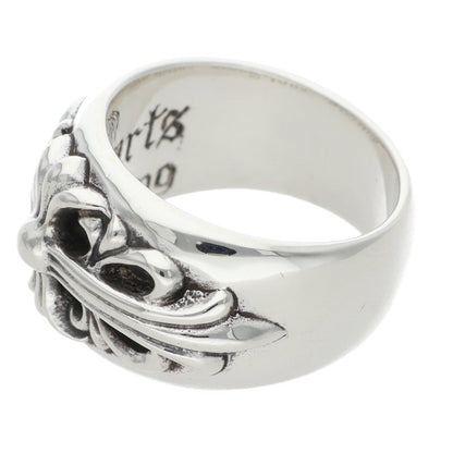 Chrome Hearts FLRL CRS Silver Ring Size ONE SIZE