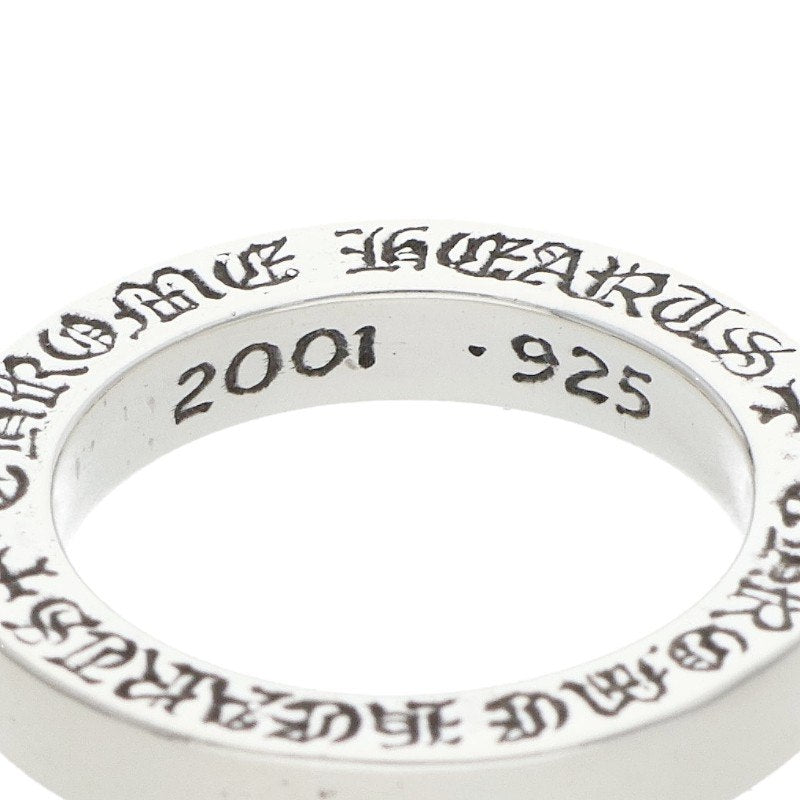 Chrome Hearts 3mm Spacer Plain Silver Ring Size 6.5