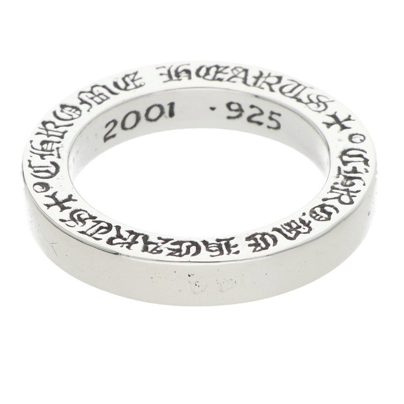 Chrome Hearts 3mm Spacer Plain Silver Ring Size 6.5