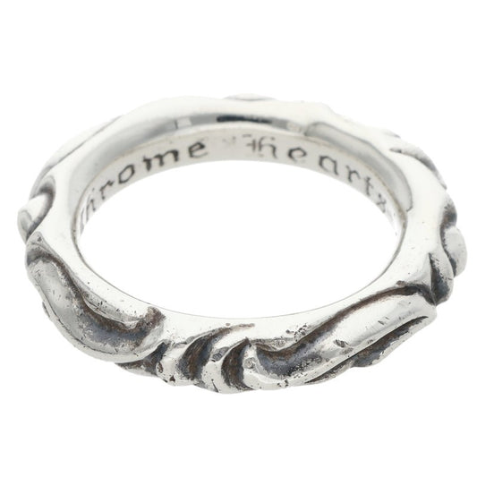 Chrome Hearts SCRL BAND Silver Ring Size ONE SIZE