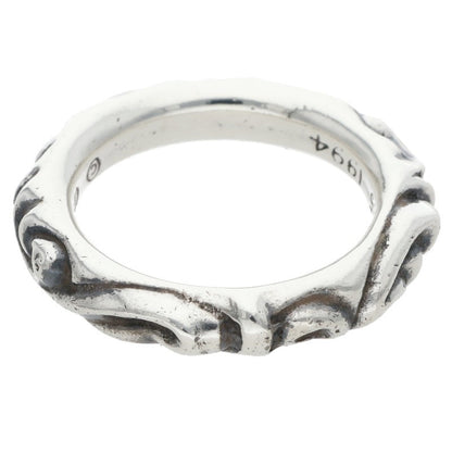 Chrome Hearts SCRL BAND Silver Ring Size ONE SIZE