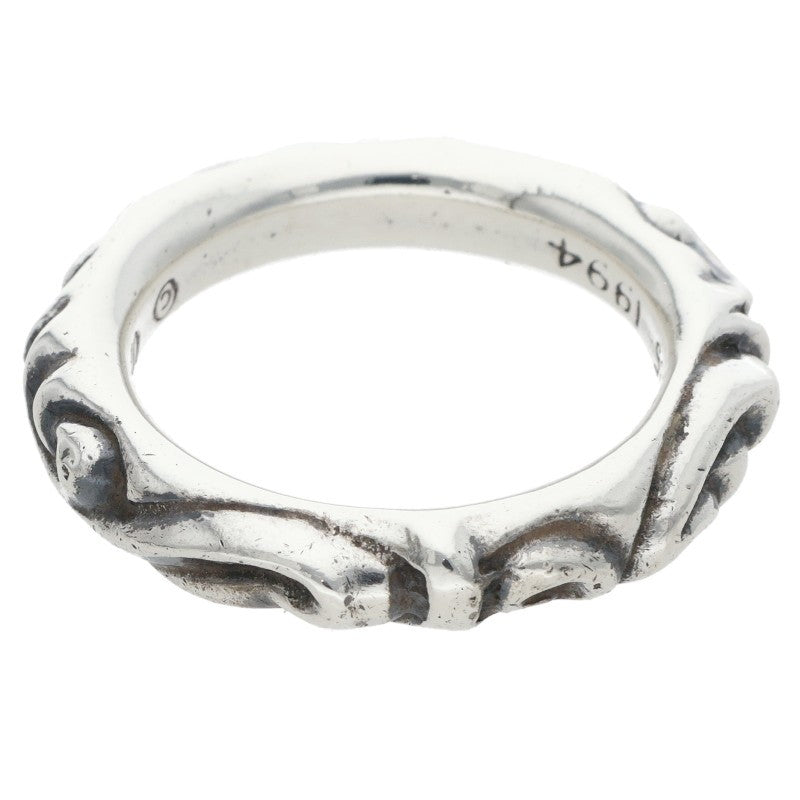 Chrome Hearts SCRL BAND Silver Ring Size ONE SIZE