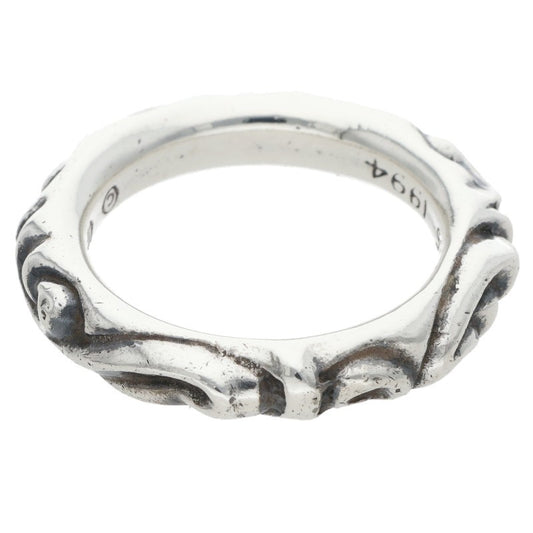 Chrome Hearts SCRL BAND Silver Ring Size ONE SIZE