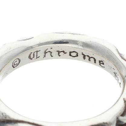 Chrome Hearts SCRL BAND Silver Ring Size ONE SIZE
