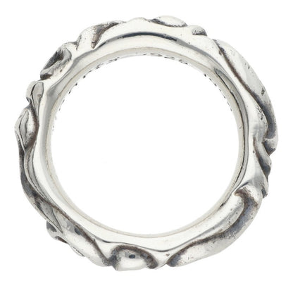 Chrome Hearts SCRL BAND Silver Ring Size ONE SIZE