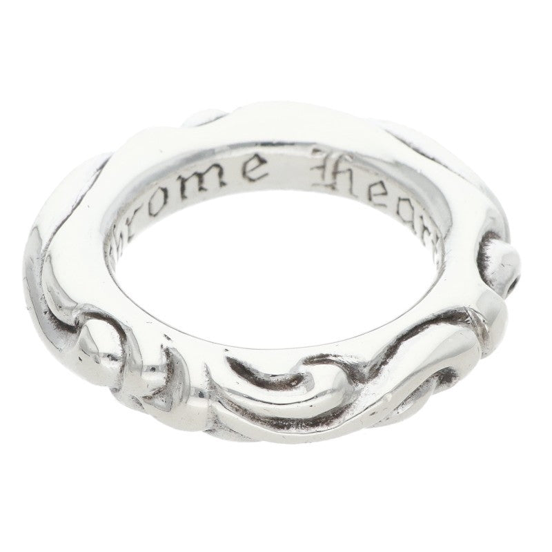 Chrome Hearts SCRL BAND Silver Ring Size ONE SIZE