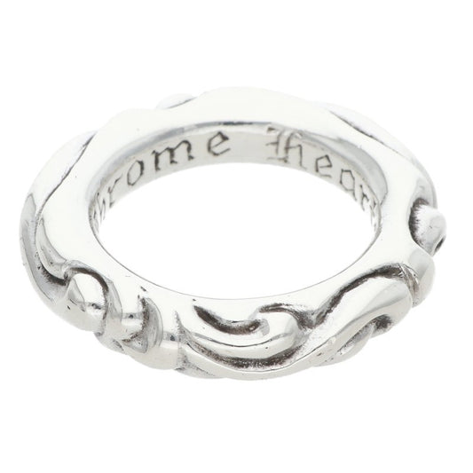 Chrome Hearts SCRL BAND Silver Ring Size ONE SIZE