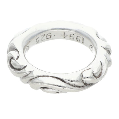 Chrome Hearts SCRL BAND Silver Ring Size ONE SIZE