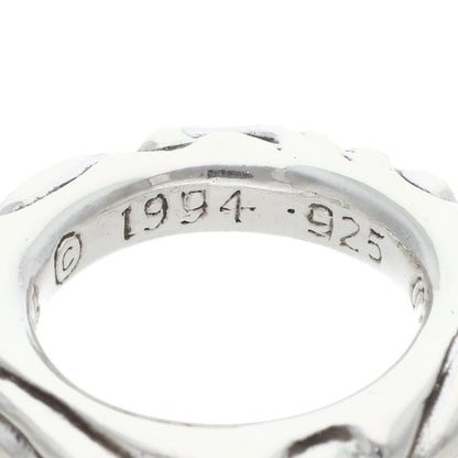 Chrome Hearts SCRL BAND Silver Ring Size ONE SIZE