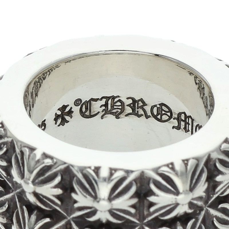 Chrome Hearts PETE PUNK DOUBLE Silver Ring Size 11.5