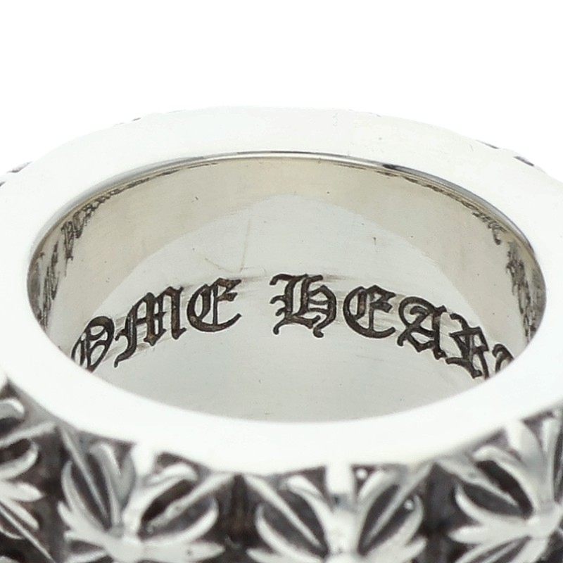 Chrome Hearts PETE PUNK DOUBLE Silver Ring Size 11.5