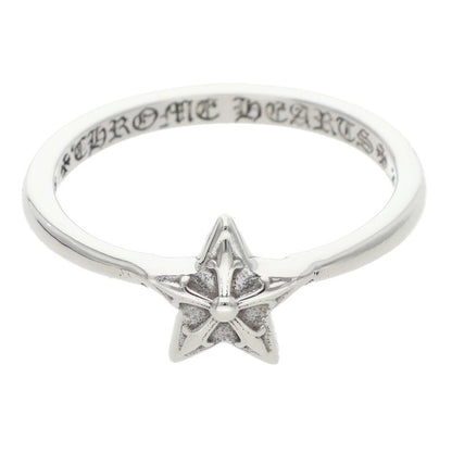 Chrome Hearts BUBBLGM STAR Silver Ring Size 6.5