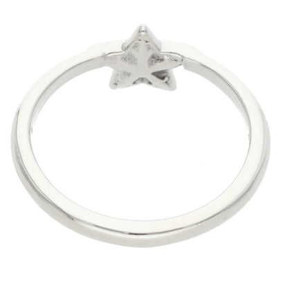 Chrome Hearts BUBBLGM STAR Silver Ring Size 6.5