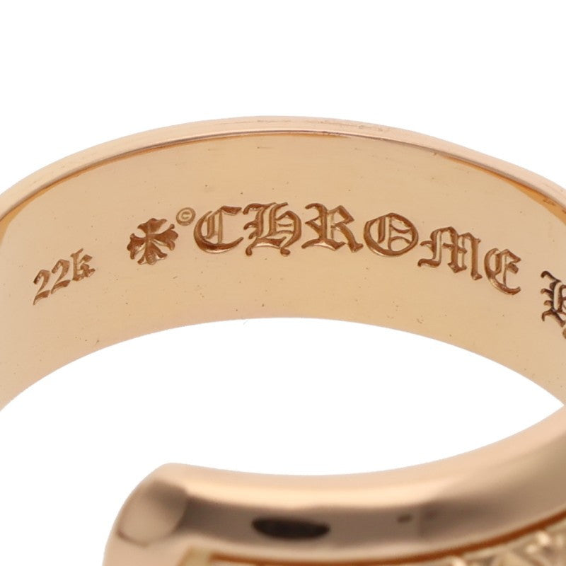 Chrome Hearts 22K Open Band CH+ Pyramid Ring Size ONE SIZE