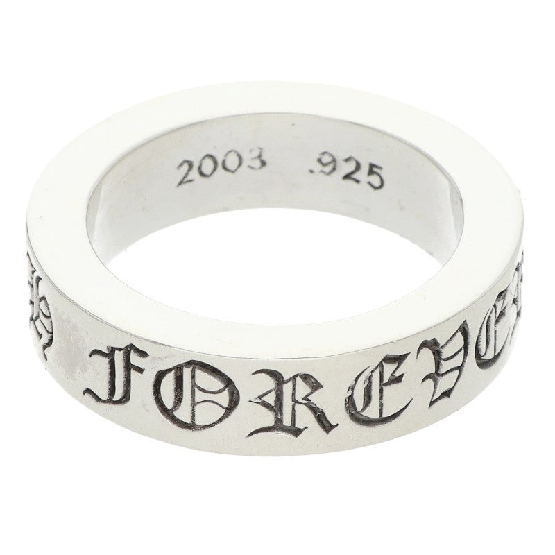 Chrome Hearts 6mm Spacer Forever Silver Ring Size 15.5