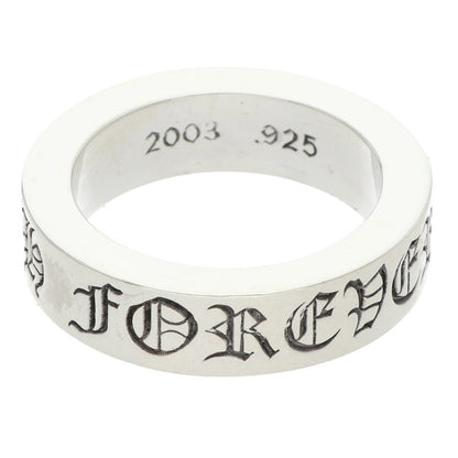 Chrome Hearts 6mm Spacer Forever Silver Ring Size 15.5