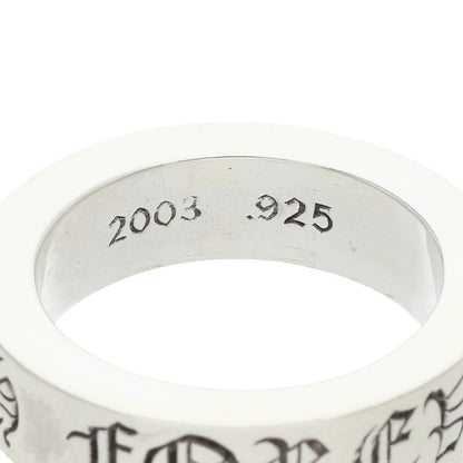 Chrome Hearts 6mm Spacer Forever Silver Ring Size 15.5