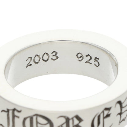 Chrome Hearts 6mm Spacer Forever Silver Ring Size ONE SIZE