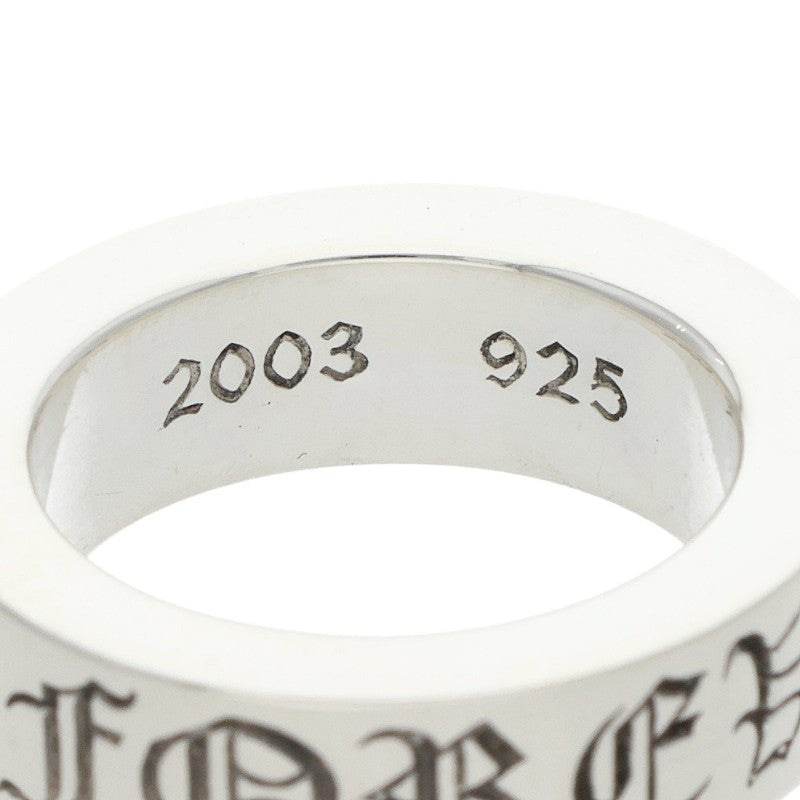 Chrome Hearts 6mm Spacer Forever Silver Ring Size ONE SIZE