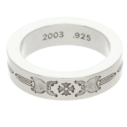 Chrome Hearts 6mm Spacer Dagger Silver Ring Size ONE SIZE