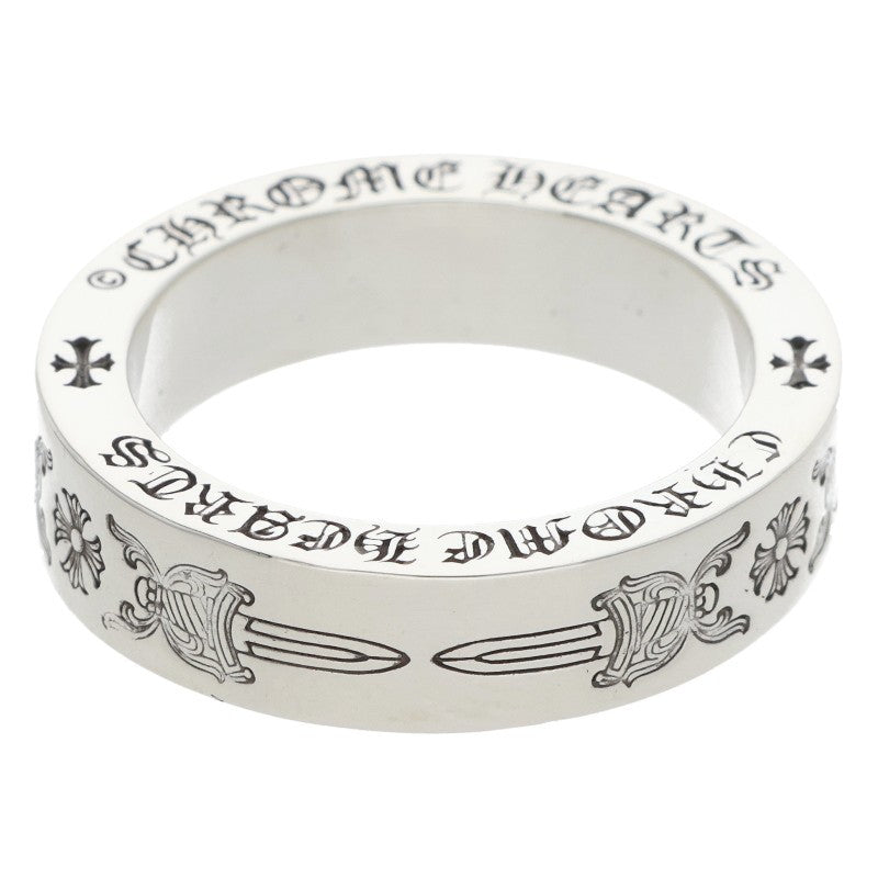 Chrome Hearts 6mm Spacer Dagger Silver Ring Size ONE SIZE