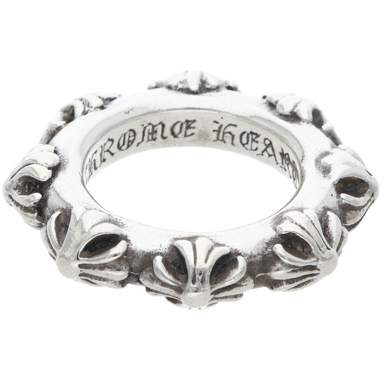 Chrome Hearts CROSS BAND Silver Ring Size ONE SIZE