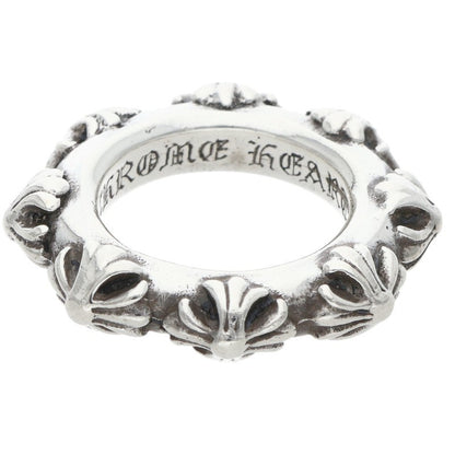 Chrome Hearts CROSS BAND Silver Ring Size ONE SIZE