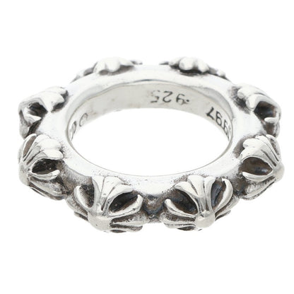 Chrome Hearts CROSS BAND Silver Ring Size ONE SIZE