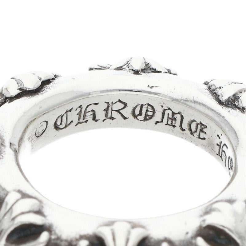 Chrome Hearts CROSS BAND Silver Ring Size ONE SIZE