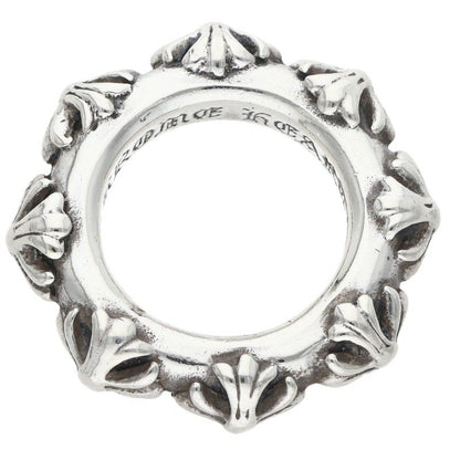 Chrome Hearts CROSS BAND Silver Ring Size ONE SIZE
