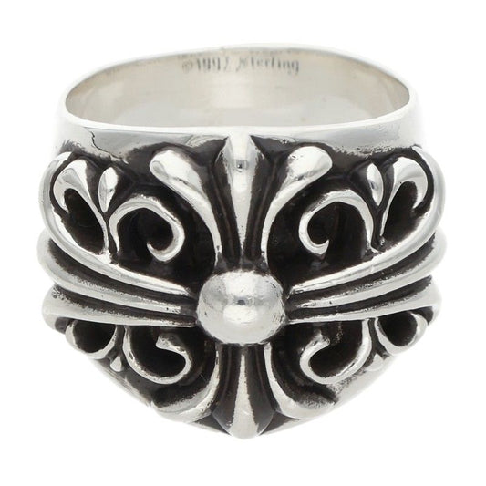 Chrome Hearts Keeper Sterling Silver Ring Size 17.5