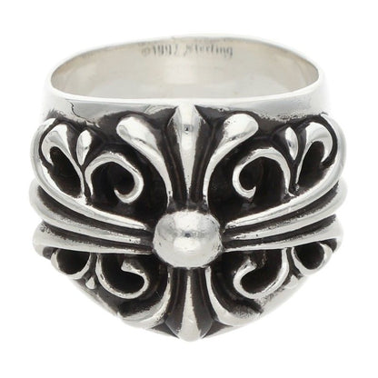 Chrome Hearts Keeper Sterling Silver Ring Size US 8.5