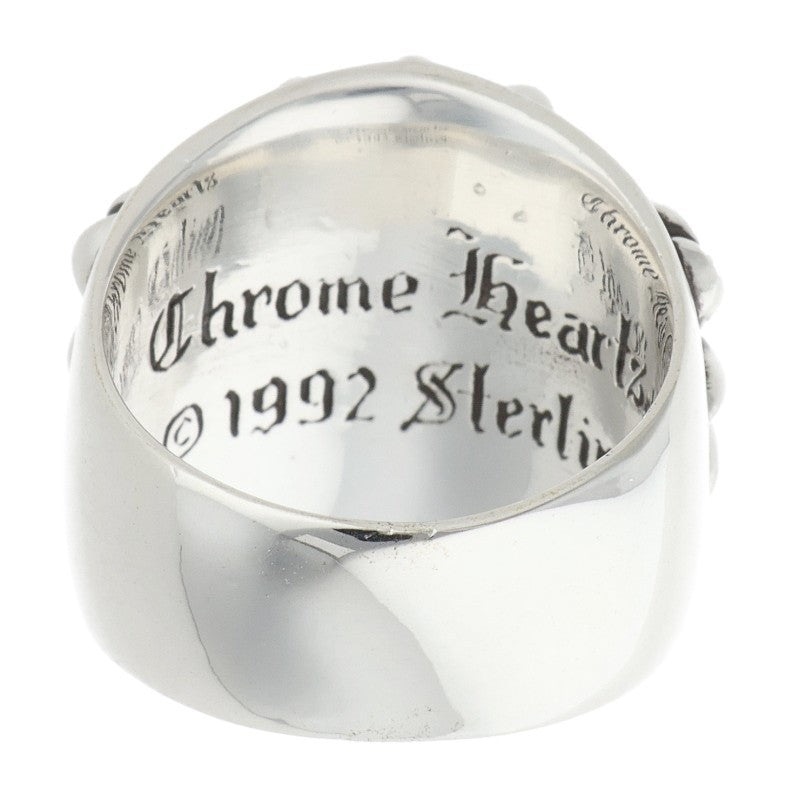 Chrome Hearts Keeper Sterling Silver Ring Size US 8.5