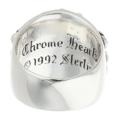 Chrome Hearts Keeper Sterling Silver Ring Size US 8.5