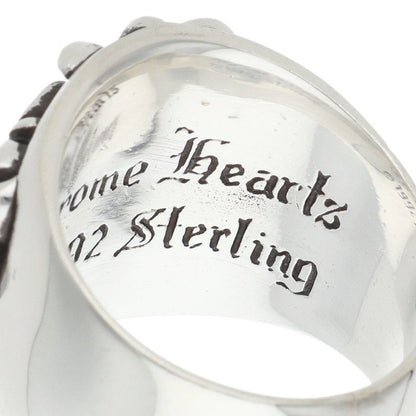 Chrome Hearts Keeper Sterling Silver Ring Size US 8.5
