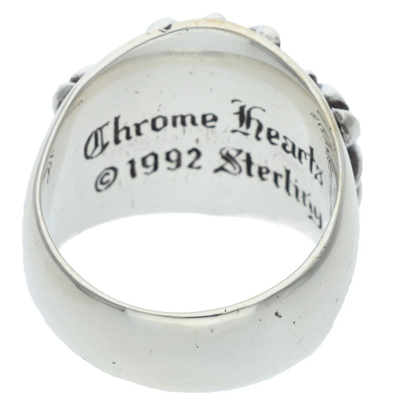 Chrome Hearts Keeper Sterling Silver Ring Size US 12