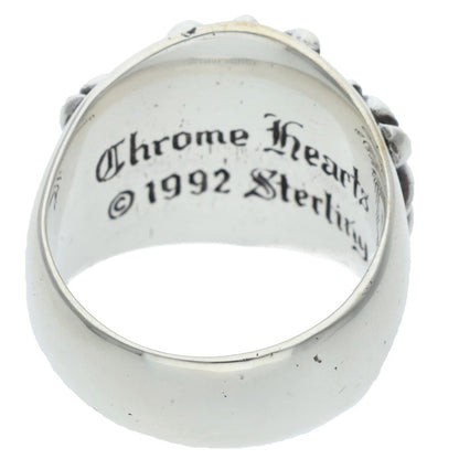 Chrome Hearts Keeper Sterling Silver Ring Size US 12