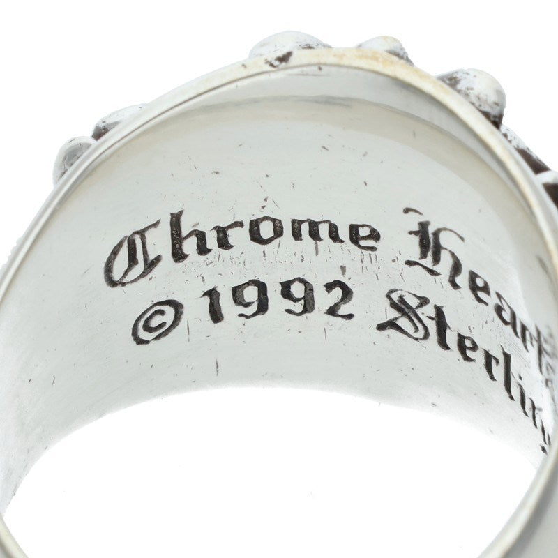 Chrome Hearts Keeper Sterling Silver Ring Size US 12