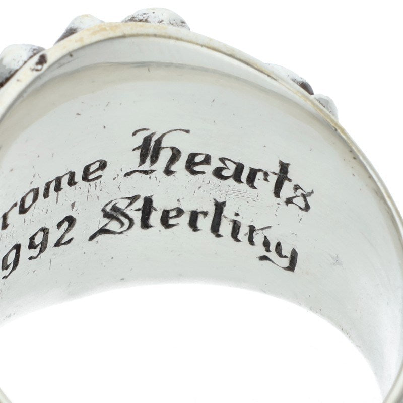 Chrome Hearts Keeper Sterling Silver Ring Size US 12
