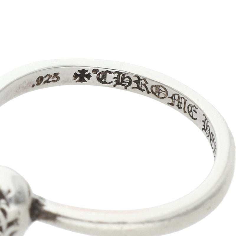 Chrome Hearts BUBBLGM HEART Silver Ring Size ONE SIZE