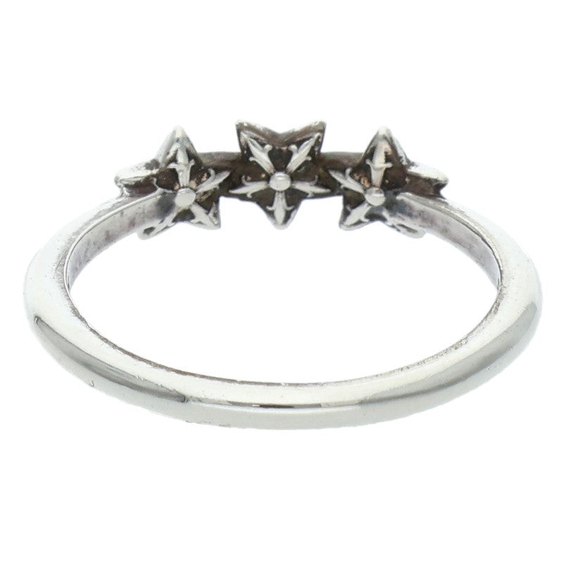 Chrome Hearts Bubblegum 3 Star Silver Ring Size ONE SIZE