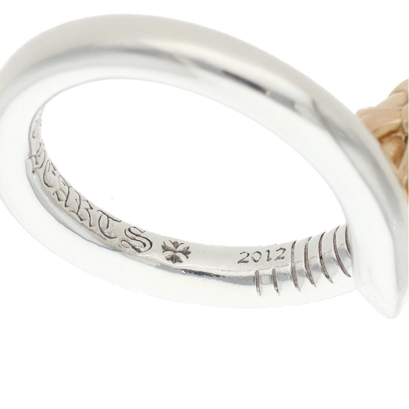 Chrome Hearts NAIL CRSBALL W GLD Ring Size ONE SIZE