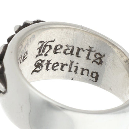 Chrome Hearts Floral Cross 1 Diamond Ring Size 26.5