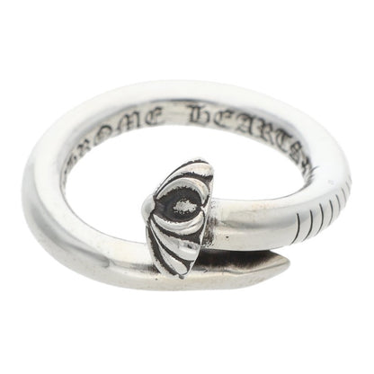 Chrome Hearts NAIL CRSBALL Silver Ring Size 7.5