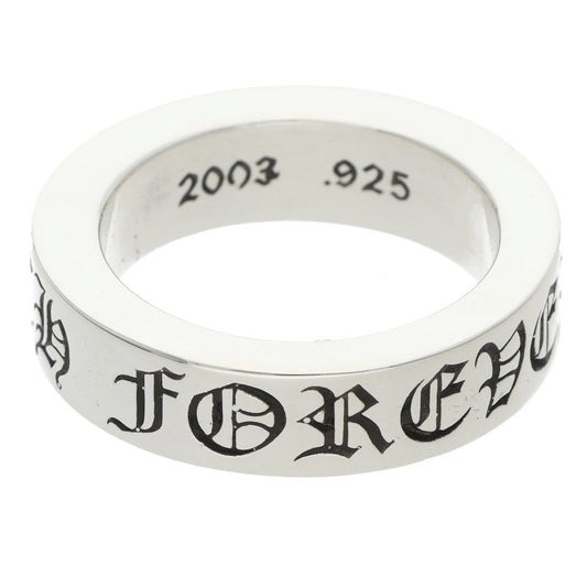 Chrome Hearts 6mm Spacer Forever Silver Ring Size 13.5